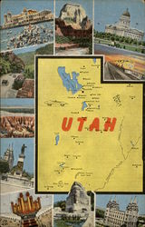 Views of Utah Postcard Postcard