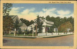 Street View, Cape Cod Dennis Port, MA Postcard Postcard