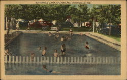 Butterfield Camp, Shafer Lake Postcard