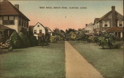 West Walk, Beach Park Postcard