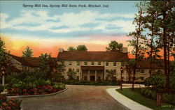 Spring Mill Inn, Spring Mill State Park Postcard