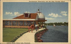 Terrainscope Observatory and Gift Shop Monticello, IN Postcard Postcard