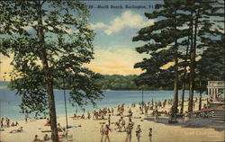 North Beach Burlington, VT Postcard Postcard
