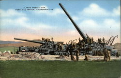 Large Mobile Gun Postcard