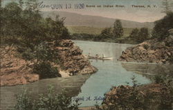 Scene on Indian River Postcard