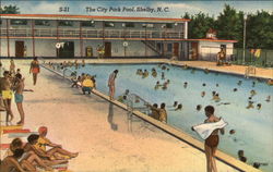 The City Park Pool Postcard