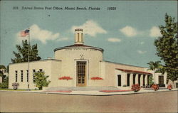 United States Post Office Miami Beach, FL Postcard Postcard