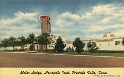 Motor Lodge, Henrietta Road Wichita Falls, TX Postcard Postcard