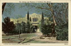 Library and Museum Postcard