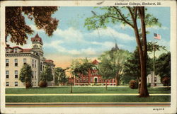 Elmhurst College Illinois Postcard Postcard