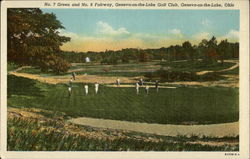 No. 7 Green and No. 8 Fairway, Geneva-on-the-Lake Postcard