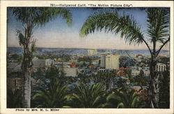 Hollywood Calif. "The Motion Picture City." Postcard