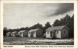 "The Cabins" Morning Cheer Bible Conference Postcard