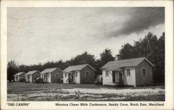 "The Cabins" Morning Cheer Bible Conference Postcard