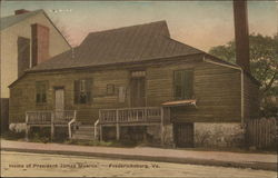 Home of President James Monroe Fredericksburg, VA Postcard Postcard