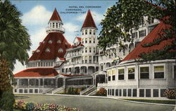 Hotel Del Coronado California Postcard Postcard