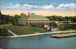 Pavilion in Marquette Park Postcard