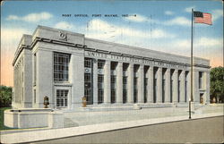 Post Office Fort Wayne, IN Postcard Postcard