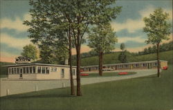Dan-Dee Motel and Restaurant Postcard