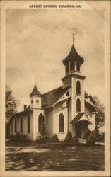 Baptist Church Postcard