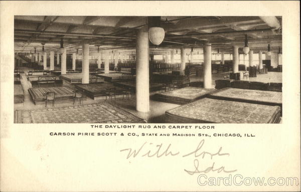 The Daylight Rug and Carpet Floor, Carson Pirie Scott & Co Chicago Illinois