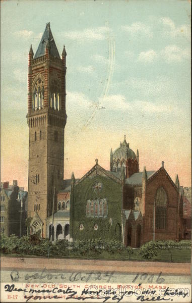 New Old South Church Boston Massachusetts