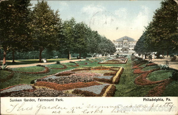 Sunken Garden, Fairmount Park Philadelphia Pennsylvania