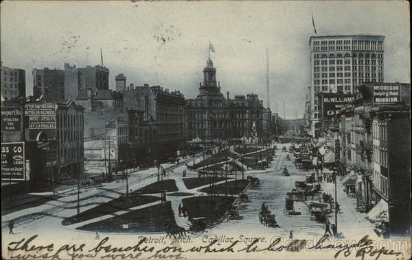 Cadillac Square Detroit Michigan