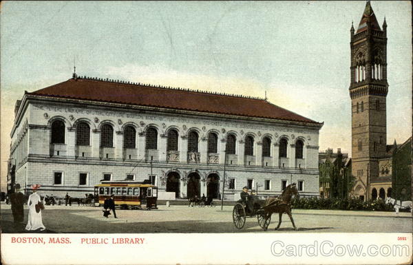 Public Library Boston Massachusetts