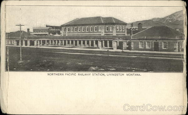 Northern Pacific Railway Station Livingston Montana