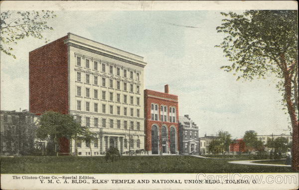 YMCA Bldg., Elks' Temple and National Union Bldg Toledo Ohio