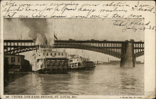 Under the Eads Bridge St. Louis Missouri