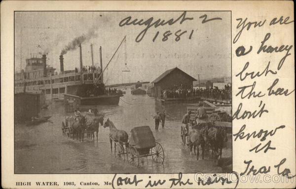 High Water, 1903 Canton Missouri