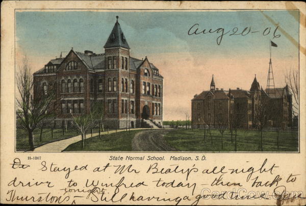State Normal School Madison South Dakota