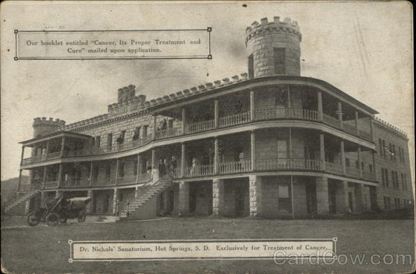 Dr. Nichols' Sanitorium Hot Springs South Dakota