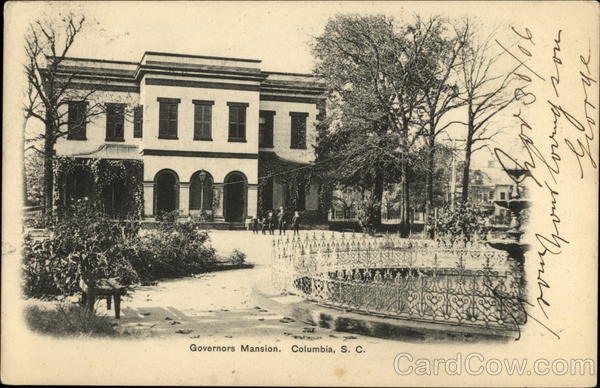 Governors Mansion Columbia South Carolina