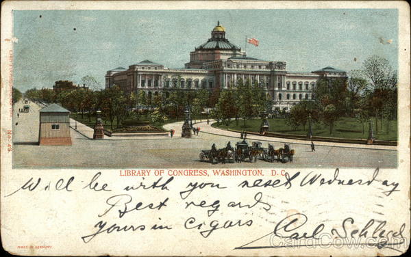 Library of Congress Washington District of Columbia