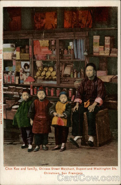 Chin Kee and Family San Francisco California
