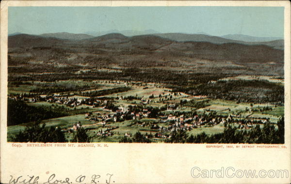 Bethlehem from Mt. Agassiz New Hampshire
