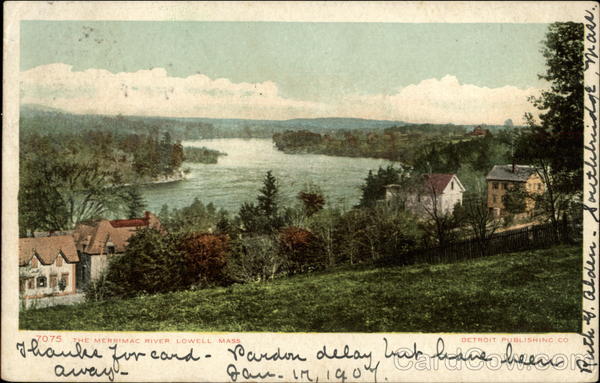 The Merrimac River Lowell Massachusetts