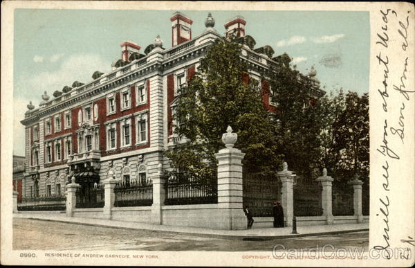 Residence of Andrew Carnegie New York