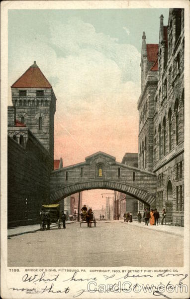Bridge of Sighs Pittsburgh Pennsylvania
