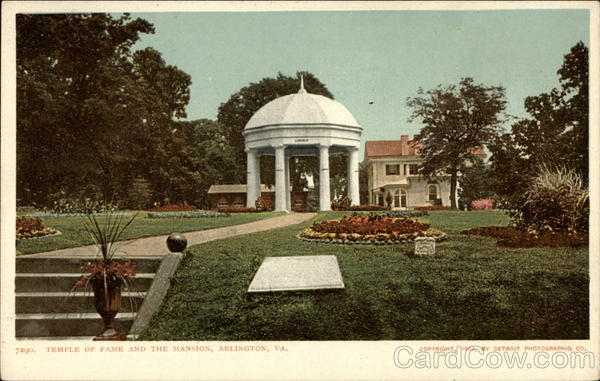 Temple of Fame and the Mansion Arlington Virginia