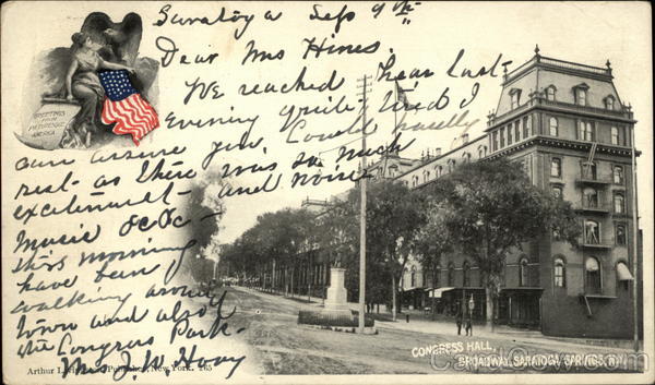 Congress Hall, Broadway Saratoga Springs New York