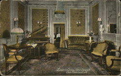 Louis XVI Salon Hotel Stewart Postcard