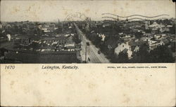 View of Lexington Kentucky Postcard Postcard