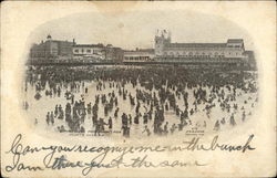 Bathing Scene from Young's Pier Postcard