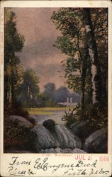 Waterfall Postcard Postcard