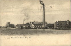 River Front Green Bay, WI Postcard Postcard
