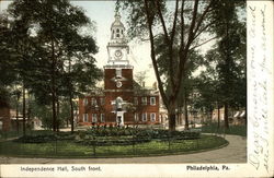 Independence Hall, South front Philadelphia, PA Postcard Postcard